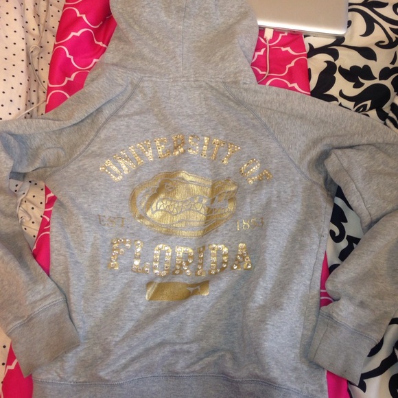 VS pink FL Gators limited edition zip-up hoodie