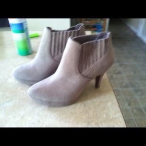 Tan booties