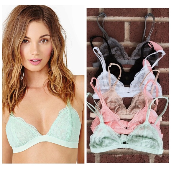 Boutique Other - MINT Lace Bralette Size Medium/Large