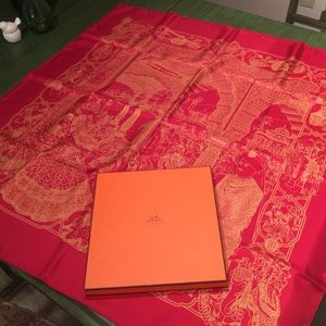 Large vintage Hermes scarf