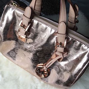 Michael Kors rose gold bag