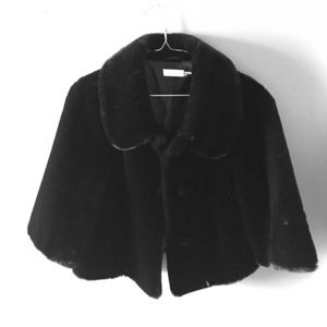 Faux Fur Short Evening Jacket