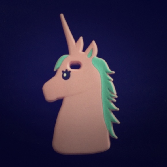 pink unicorn iPhone 5s case