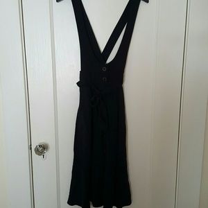 Overall-style long skirt