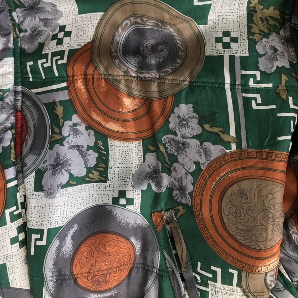 ✳️ Ladies silk bomber jacket -as NEW-Washable - Picture 6 of 8