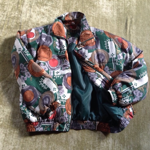 β³οΈ Ladies silk bomber jacket -as NEW-Washable - Picture 3 of 8