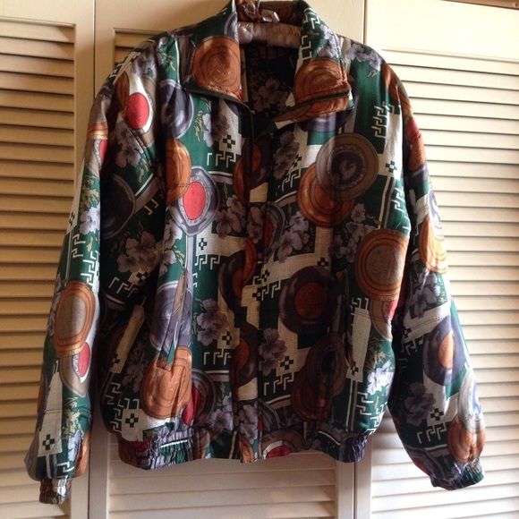 β³οΈ Ladies silk bomber jacket -as NEW-Washable - Picture 2 of 8