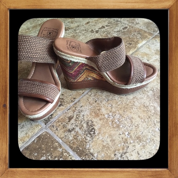 Lucky brand wedge size 8