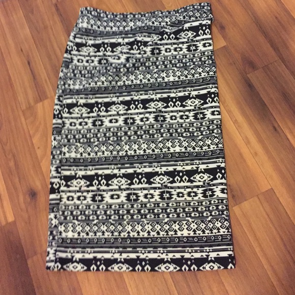 Aztec pencil skirt