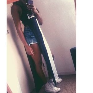 Good vibes, slit shirt