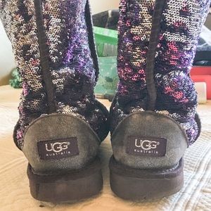 Authentic Purple Sequin Uggs. Size 10