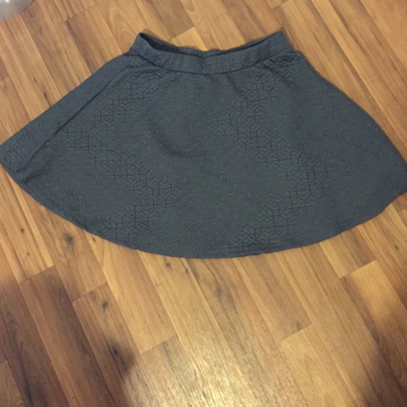Dark gray skater skirt