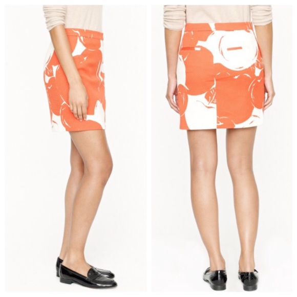 J. Crew - Postage Stamp Mini Skirt in Big Apple - Picture 2 of 3