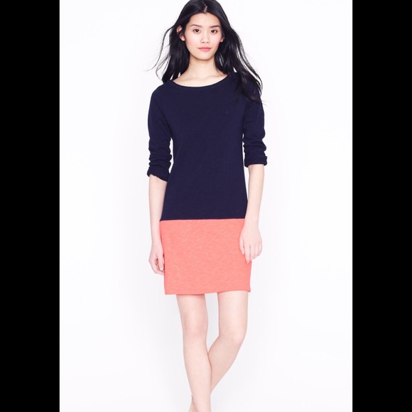 JCrew color block dress, size large