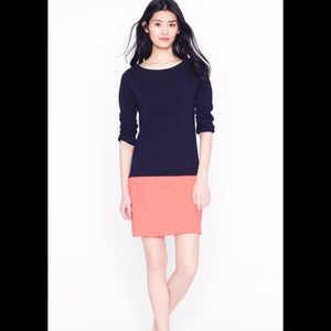 JCrew color block dress, size large