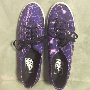 Purple lightening vans