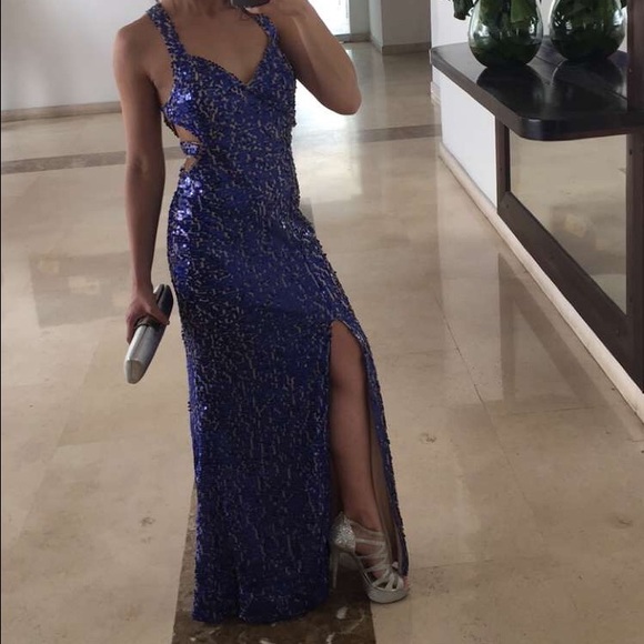 Beautiful Royal blue formal dress.