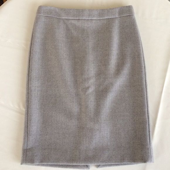 J.Crew Classic Grey Pencil Skirt- BUNDLED - Picture 2 of 4