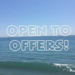 Most prices are negotiable!