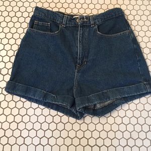American apparel denim shorts