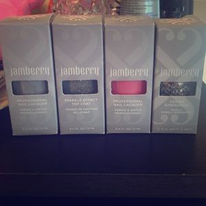 3 Jam berry polishes and stud designs