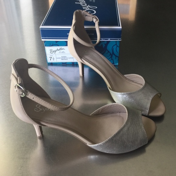 Seychelles Hazel shoes Silver/Taupe Metallic