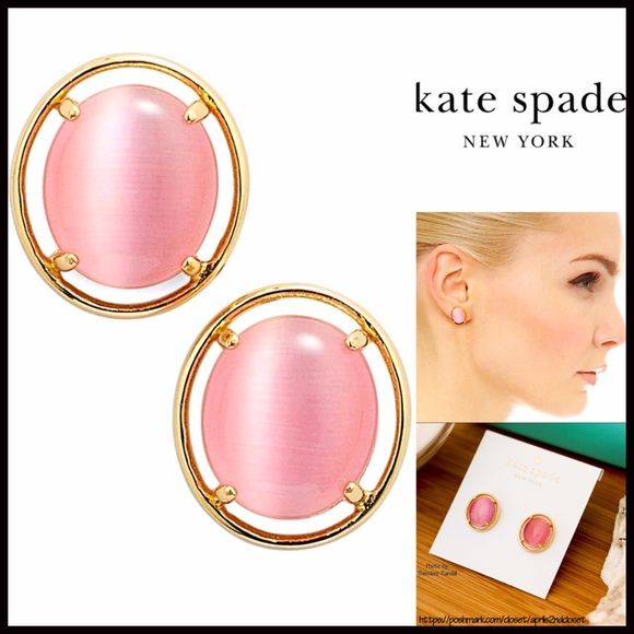 KATE SPADE STUD EARRINGS Cat's Eye - Picture 4 of 4