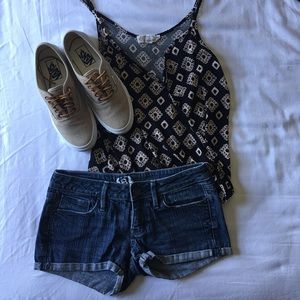 Medium Wash Denim Bullhead Shorts