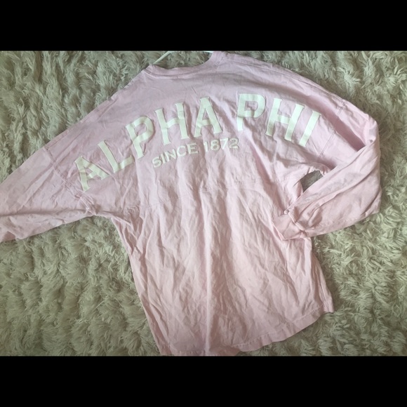 Alpha Phi long sleeve spirit jersey size Small!
