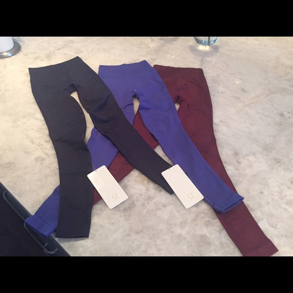 Lululemon lot of 3  Sz2 Leggings Tights $175