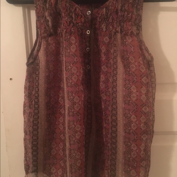 Ecoté Urban outfitters sheer tank top blouse