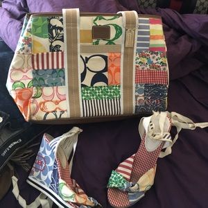 Coach purse and shoes