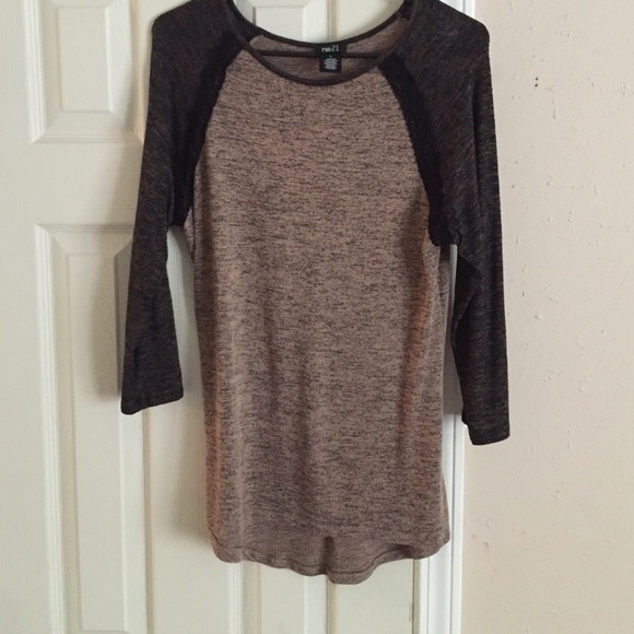 Brown Tunic with lace