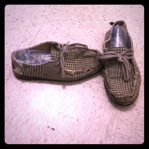 Vans loafer flats canvas material size 7.5 women