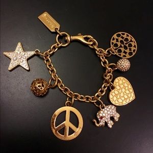 Genuine coach charm bracelet