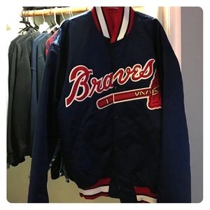 OG starter Atlanta braves jacket size xl fits L