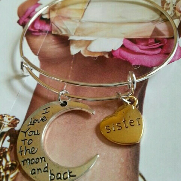 I love you to the moon and back sister