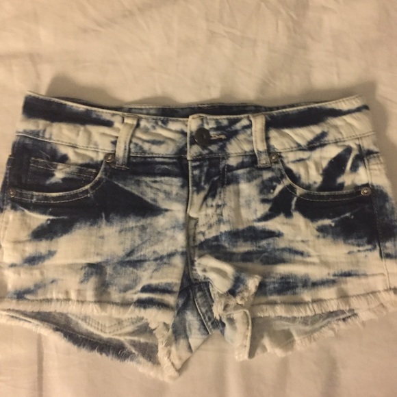 Ocean Drive- tye dye Jean shorts