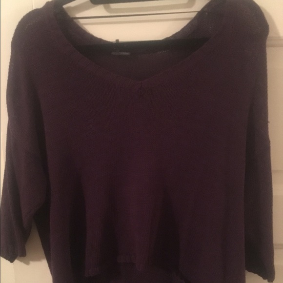 Sparkle &Fade urban outfitters purple knit sweater