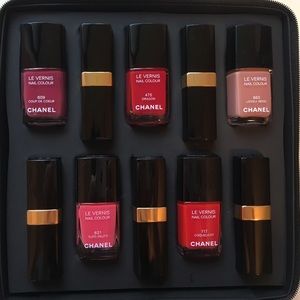 Chanel lip and nail kit