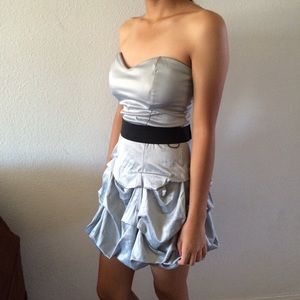 Gray short dress