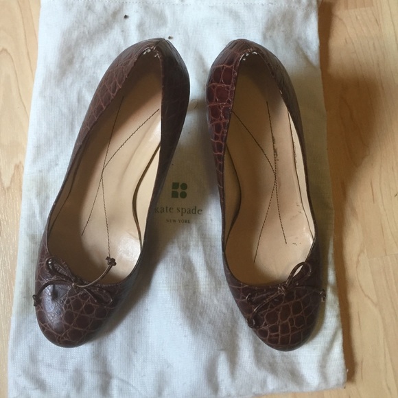 Classy brown Kate Spade pumps