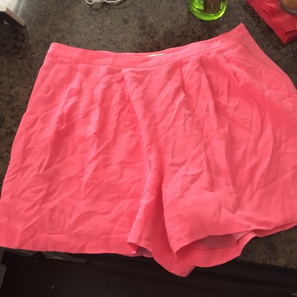 Madewell gently used hot pink dress shorts