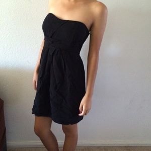 Black mini dress