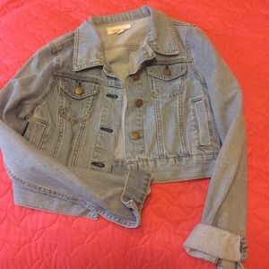 forever 21 Jean crop jacket