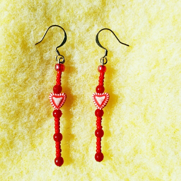 Silver-Plated  Fish Hook Earrings