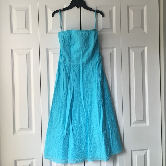 J. Crew Dresses & Skirts - JCrew ⚡️SALE⚡️Turquoise strapless  dress