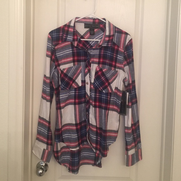 Plaid flannel long sleeve