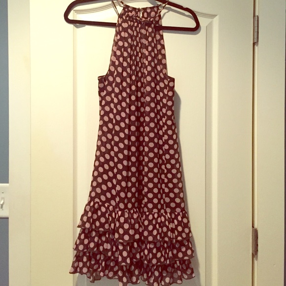 Polka dot halter dress!