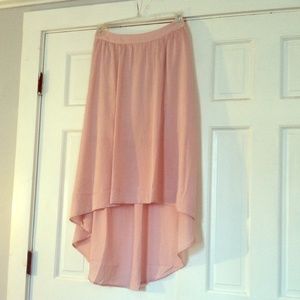 Pastel pink LC Lauren Conrad hi-low skirt size M